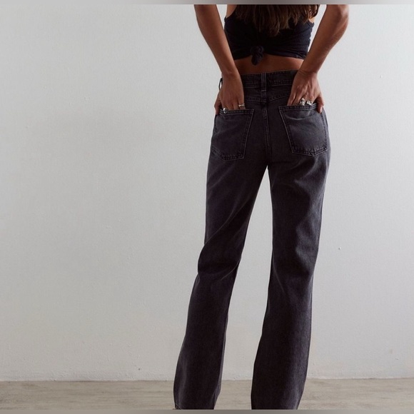 Xena High Rise Slim Straight NWOT dark night - Picture 3 of 7